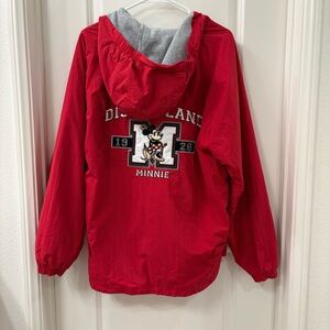 Vintage embroidered Disneyland Minnie rain jacket